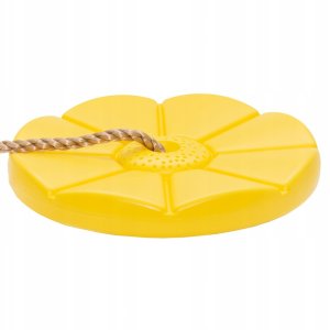 Huśtawka Linowa Siedzisko Kwiatek Żółte 27,5 cm 8