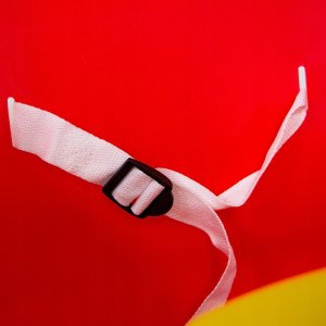 Huśtawka Just Fun Siedzisko Kubełkowe do Huśtawki Czerwone Wysokie Oparcie + pasy 11