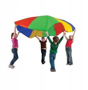 Spadochron Chusta Animacyjna Edukacyjna Kolory Gra Zabawa dla Dzieci 365 cm 3