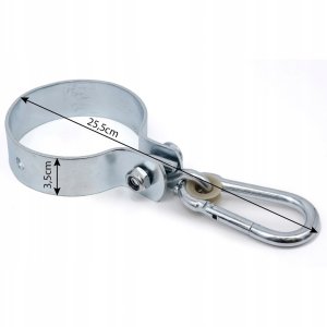 Huśtawka Linowa Ogrodowa Siedzisko Kwiatek Pomarańczowe Obejma Okrągła 16