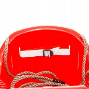 Siedzisko kubełkowe do huśtawki dla dzieci czerwone 13