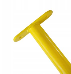 Drążek Metalowy Żółty 90cm Uchwyt do podciągania 12