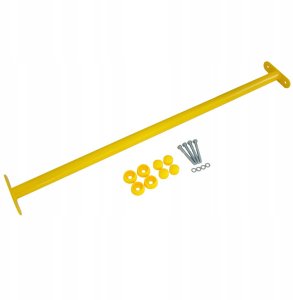 Drążek Metalowy Żółty 90cm Uchwyt do podciągania 2