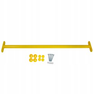 Drążek Metalowy Żółty 90cm Uchwyt do podciągania 4