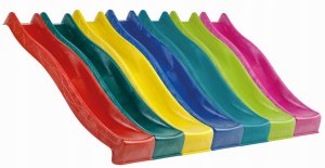 Zjeżdżalnia Ślizg Wodna 3 metr Kolor Niebieski KBT 4