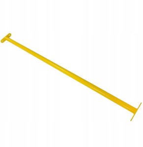 Drążek Metalowy na Plac zabaw Żółty Długi 125 cm do podciągania 7