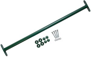 4iQ Group Metalowy Drążek Na Plac Zabaw 90 cm Ciemnozielony 3