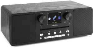 Miniwieża Audizio CD/BT/DAB+/radio internetowe czarne one size 4