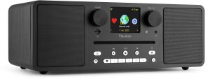 Miniwieża Audizio CD/BT/DAB+/radio internetowe czarne one size 9