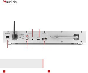 Radio internetowe Adria WiFi DAB+ BT srebrny one size 15