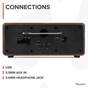 Radioodtwarzacz Audizio Radio stereo Genua DAB+ BT białe one size 21