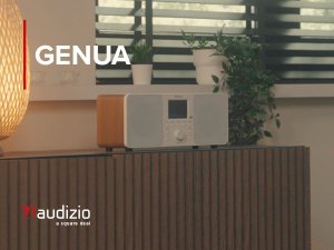 Radioodtwarzacz Audizio Radio stereo Genua DAB+ BT białe one size 22