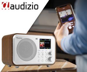 Radioodtwarzacz Audizio Radio Milan DAB+ z baterią w kolorze srebrnym one size 2