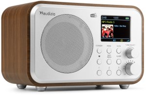 Radioodtwarzacz Audizio Radio Milan DAB+ z baterią w kolorze srebrnym one size 3