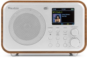 Radioodtwarzacz Audizio Radio Milan DAB+ z baterią w kolorze srebrnym one size 4