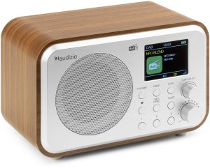 Radioodtwarzacz Audizio Radio Milan DAB+ z baterią w kolorze srebrnym one size 6