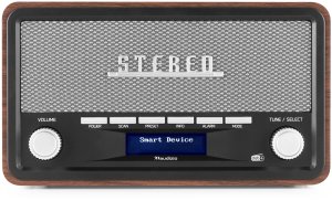 Radioodtwarzacz Audizio Przenośne radio Foggia stereo z budzikiem DAB+ FM- 50W - Szary one size 2
