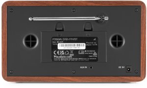 Radioodtwarzacz Audizio Przenośne radio Foggia stereo z budzikiem DAB+ FM- 50W - Szary one size 3