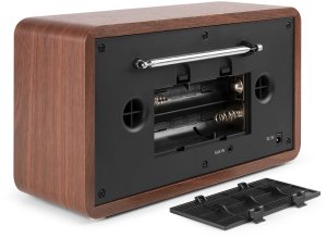 Radioodtwarzacz Audizio Przenośne radio Foggia stereo z budzikiem DAB+ FM- 50W - Szary one size 4