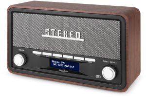 Radioodtwarzacz Audizio Przenośne radio Foggia stereo z budzikiem DAB+ FM- 50W - Szary one size 10