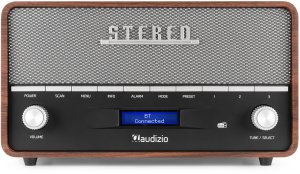Radioodtwarzacz Audizio Przenośne radio stereo z budzikiem Corno DAB+ FM BT szary one size 2