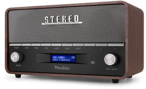 Radioodtwarzacz Audizio Przenośne radio stereo z budzikiem Corno DAB+ FM BT szary one size 3