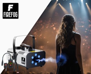Wytwornica dymu z LED RGB 900W Falcon900LED dwa piloty/ Firefog one size 2