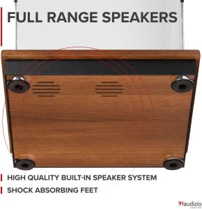 Gramofon Audizio RP112L z wejściem/wyjściem BT, jasne drewno one size 16