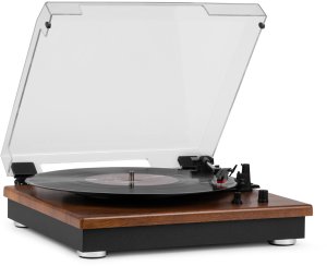 Gramofon Audizio RP112L z wejściem/wyjściem BT, jasne drewno one size 5