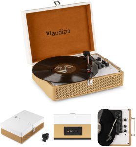 Gramofon w walizce RP119 Audizio złoty one size 1