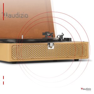Gramofon Audizio Gramofon w walizce RP119 złoty one size 19