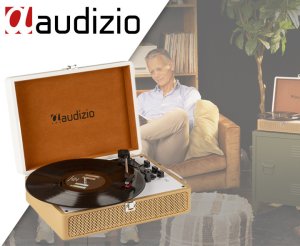 Gramofon Audizio Gramofon w walizce RP119 złoty one size 2