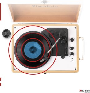 Gramofon Audizio Gramofon w walizce RP119 złoty one size 21