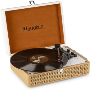Gramofon Audizio Gramofon w walizce RP119 złoty one size 3