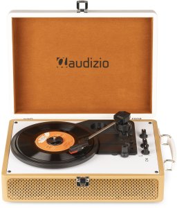 Gramofon Audizio Gramofon w walizce RP119 złoty one size 4