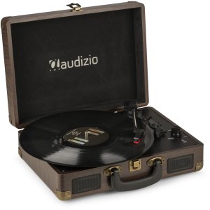 Gramofon w walizce RP114W Audizio brązowy one size 4