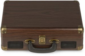 Gramofon w walizce RP114W Audizio brązowy one size 6