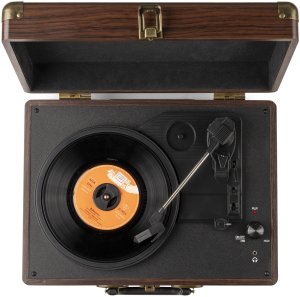 Gramofon w walizce RP114W Audizio brązowy one size 10