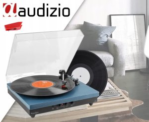Gramofon Audizio Gramofon RP113D wejście/wyjście BT niebieski+ winyl one size 16