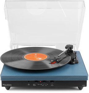 Gramofon Audizio Gramofon RP113D wejście/wyjście BT niebieski+ winyl one size 5