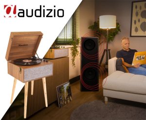 Gramofon Audizio Gramofon RETRO stojący ze zdejmowanymi nogami Fremont BT one size 11