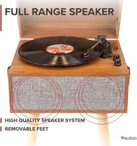 Gramofon Audizio Gramofon RETRO stojący ze zdejmowanymi nogami Fremont BT one size 14