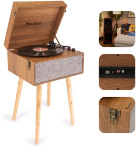 Gramofon Audizio Gramofon RETRO stojący ze zdejmowanymi nogami Fremont BT one size 21