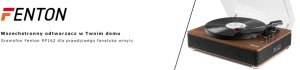 Gramofon Fenton Gramofon RP162 głośniki BT konwersja brązowy one size 9