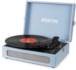 Gramofon w walizce RP118E Fenton wejście/wyjście BT niebieski one size 11