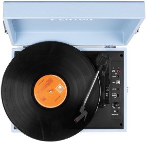 Gramofon w walizce RP118E Fenton wejście/wyjście BT niebieski one size 13