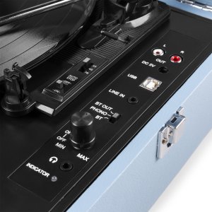 Gramofon w walizce RP118E Fenton wejście/wyjście BT niebieski one size 16