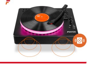 Gramofon Fenton Gramofon RP162LED wejście/wyjście BT czarny one size 21