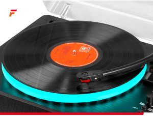 Gramofon Fenton Gramofon RP162LED wejście/wyjście BT czarny one size 22