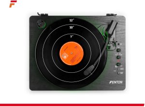Gramofon Fenton Gramofon RP162LED wejście/wyjście BT czarny one size 25